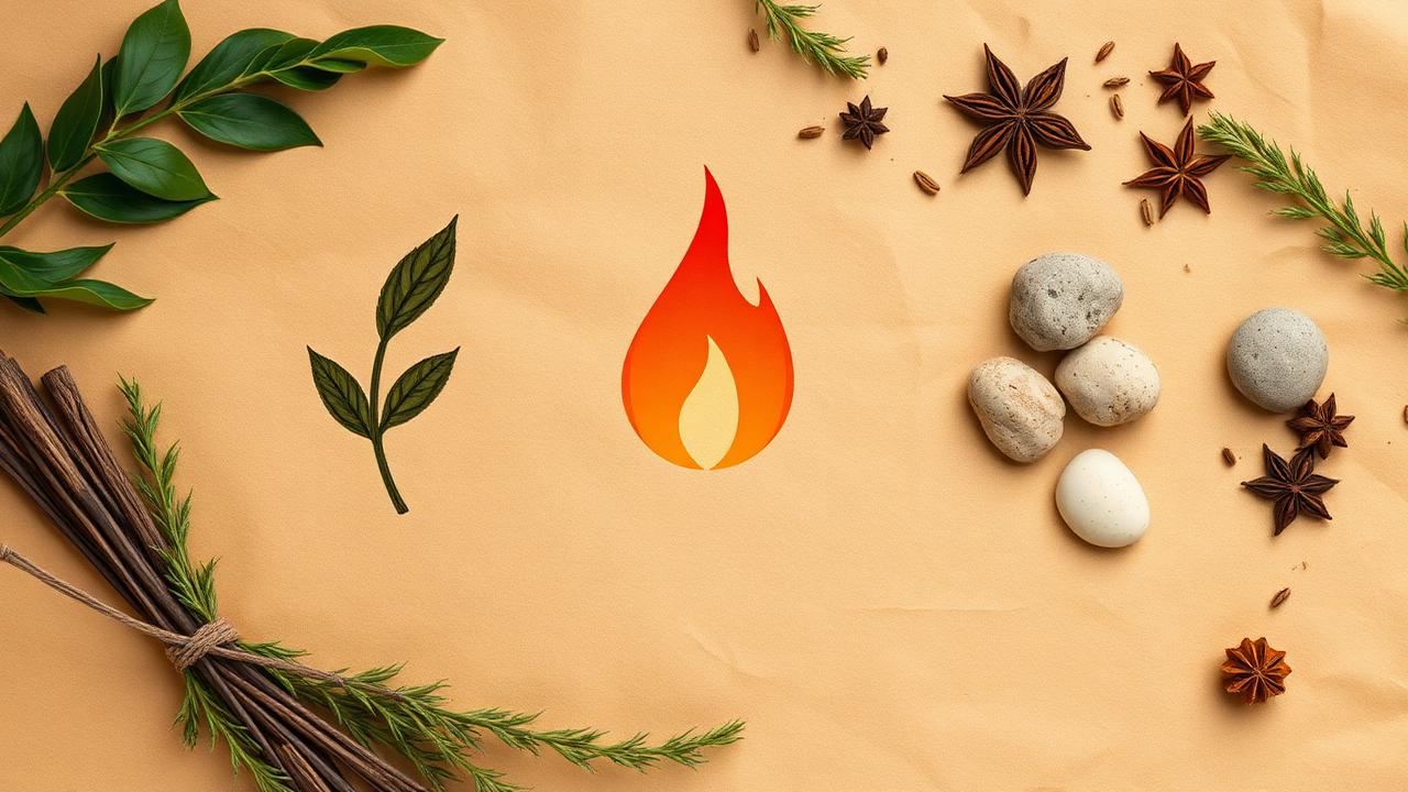 The three doṣhas — air, fire and earth